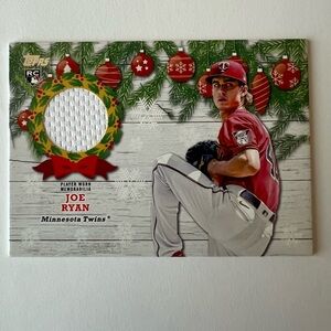 Joe Ryan Christmas Jersey Card